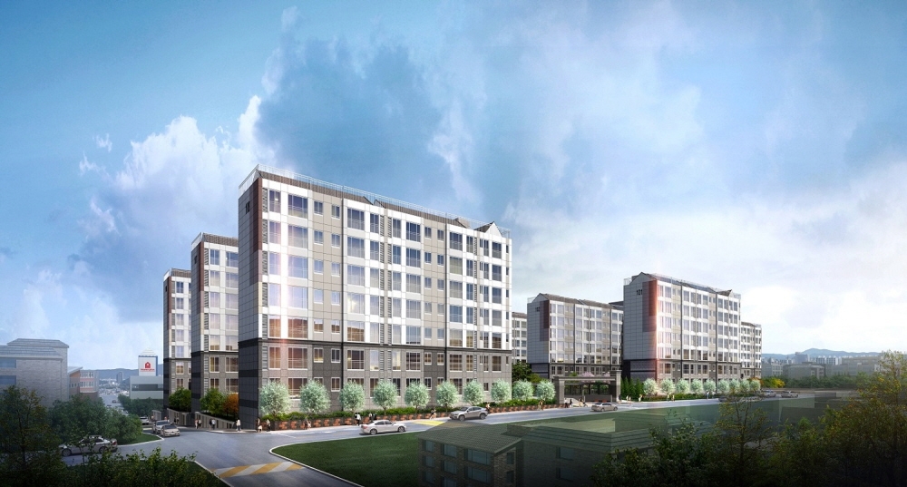 대구 앞산 리슈빌 & 리마크 단지 투시도.(사진=계룡건설)