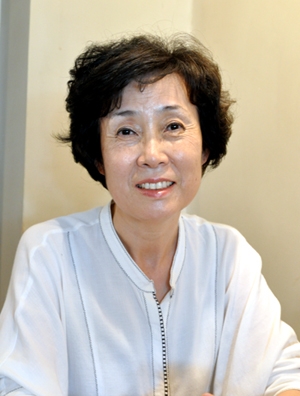 기호 1번 박연옥 한남5구역 조합장 후보자.(사진=최영록)