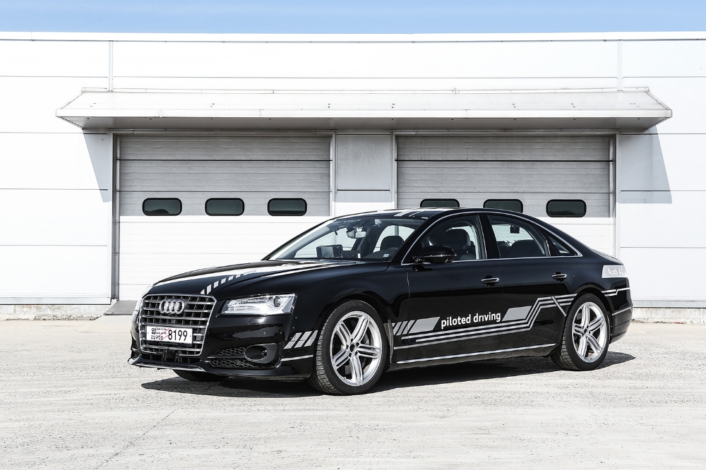‘아우디 A8’으로 자율주행차.(사진=아우디 코리아)