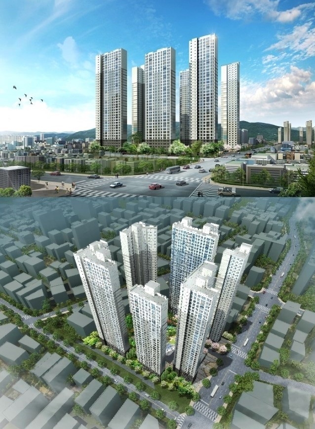 장전 두산 위브 포세이돈 조감도