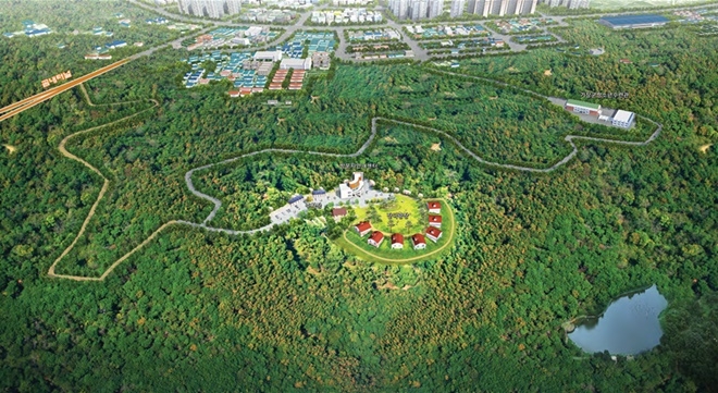 달음산자연휴양림.