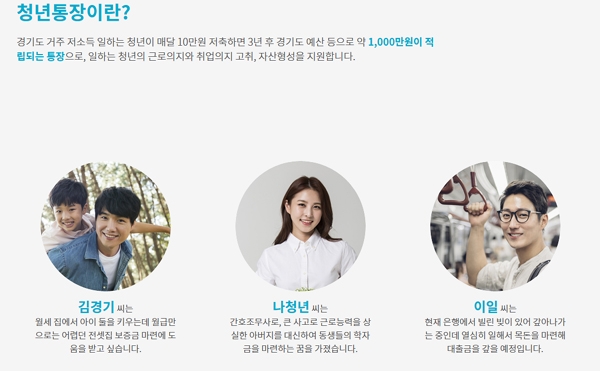 '경기도 일하는 청년통장', 지친이들에게 한줄기 희망될까?...든든한 디딤돌 되나?