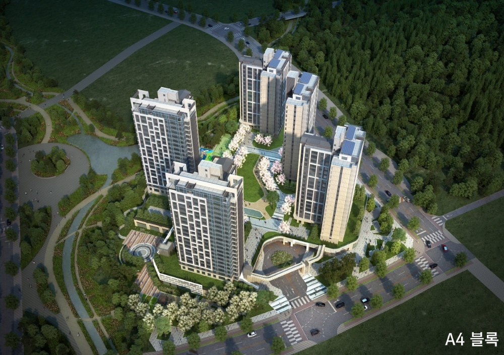 힐스테이트 판교 엘포레 조감도.(사진=현대건설)