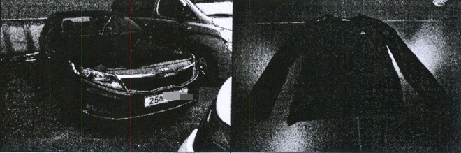 렌터차량과 벗겨진 상의와 피의자 DNA일치.(사진제공=부산지방경찰청)