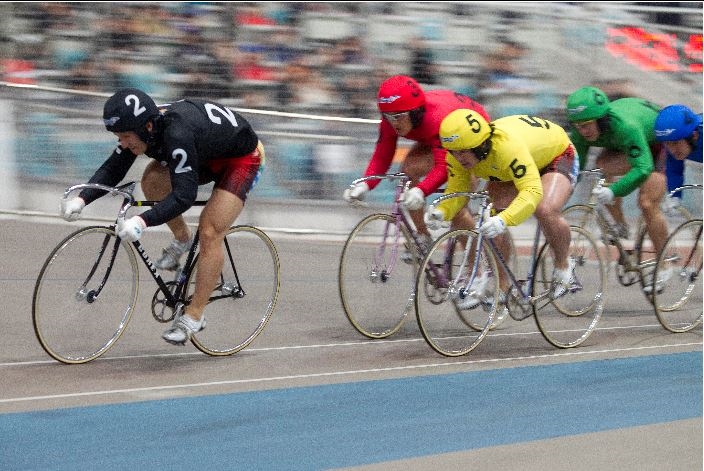 경륜 선수들의 경기 모습. (사진=국민체육진흥공단)