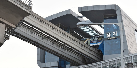 대구도시철도 3호선, 잘 달리다가 교각 위에서...뜻하지 않게 삐걱 '열시간스톱'