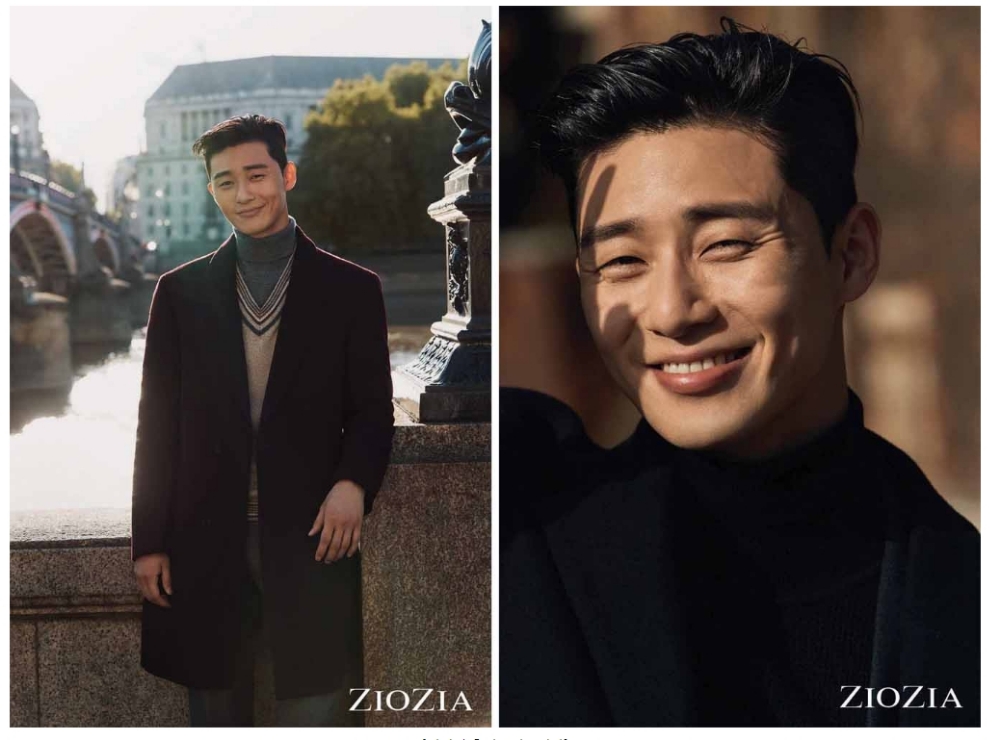 지오지아(ZIOZIA) 배우 박서준과 함께한 런던화보 공개