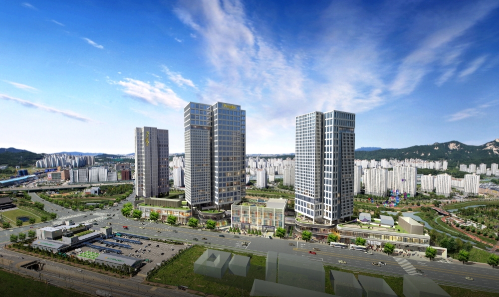 별내역 파라곤 스퀘어 투시도.(사진=동양건설산업)