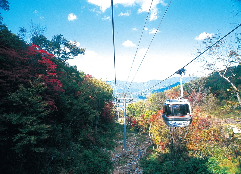 무주덕유산리조트 곤도라에서 본 가을 전경.(사진=부영그룹)