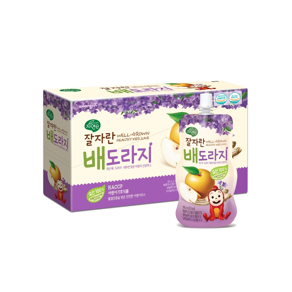 웅진식품, ‘자연은 잘자란 배도라지’ 출시