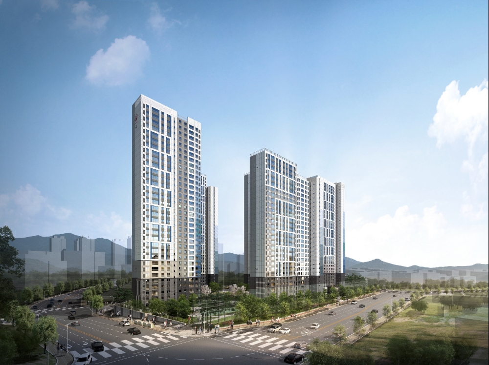 힐스테이트 펜타힐즈 투시도.(사진=현대건설)