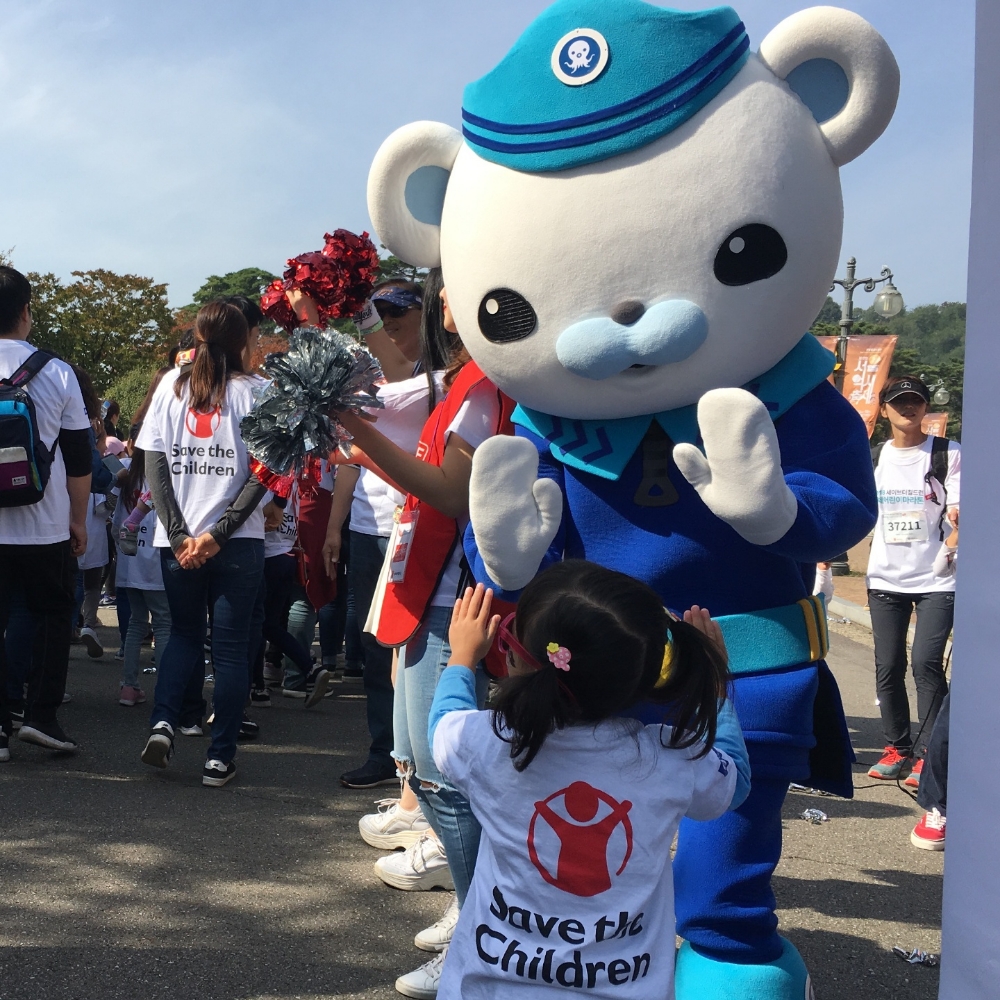 ‘바다탐험대 옥토넛’, 지구촌 아동 돕는 세이브더칠드런의 ‘2018 국제어린이마라톤’ 행사 참여