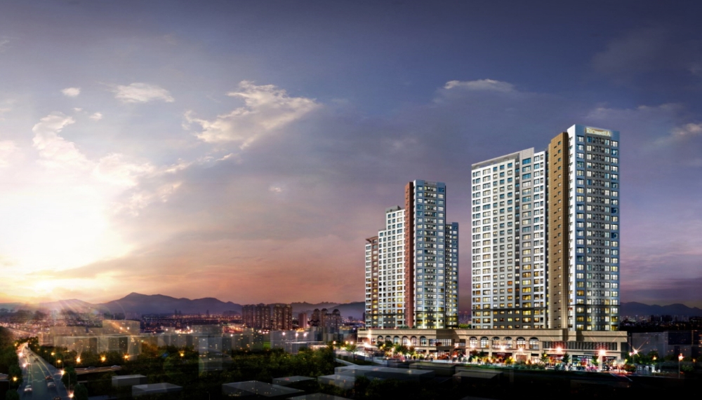 광주 금호 리첸시아 조감도. (사진=금호건설)