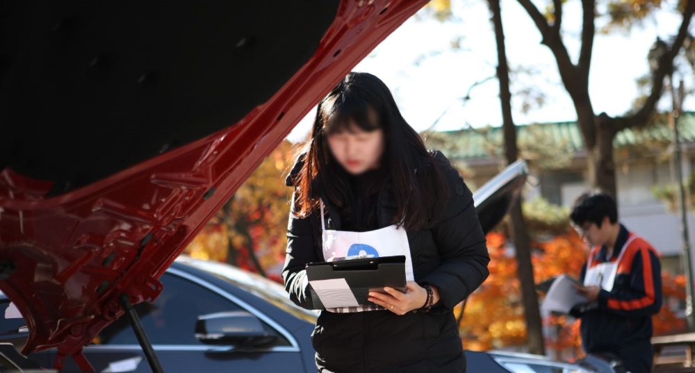 자동차진단평가 기능경진대회 이미지. (사진=포도컴)