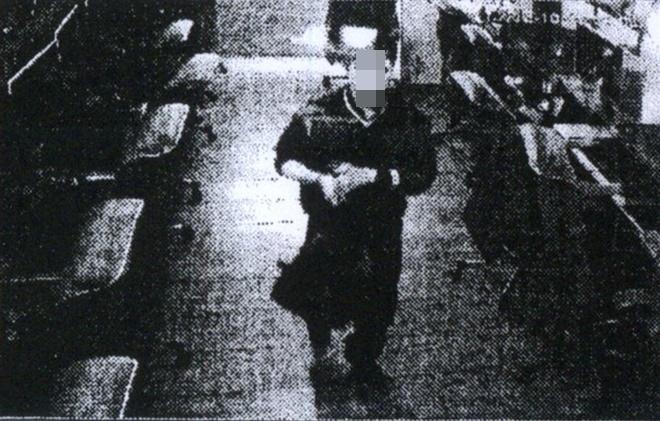 PC방 출입모습.(사진제공=부산지방경찰청)