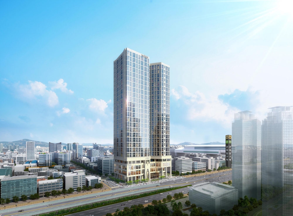 더 라움 펜트하우스 투시도.(사진=호반건설)