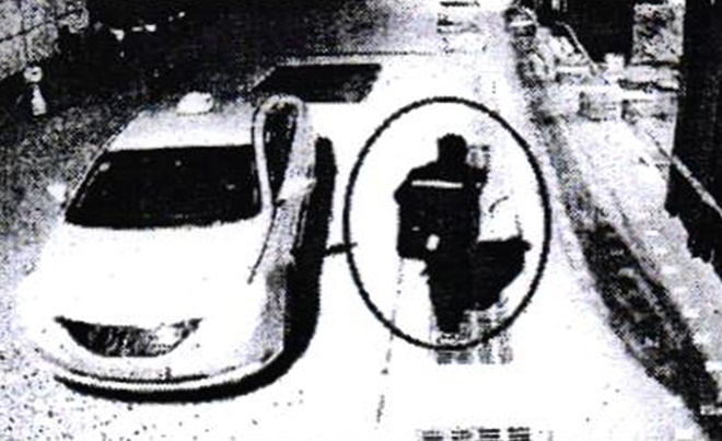 범행 후 도주장면.(사진제공=부산지방경찰청)