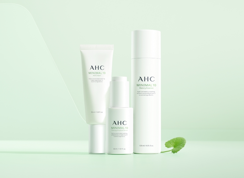 카버코리아 AHC, 민감한 피부 진정효과 뛰어난 ‘미니멀 10’ 라인