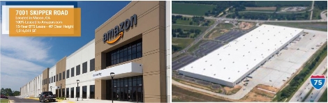 미래에셋대우가 인수한 아마존 물류센터 전경. 사진=미래에셋대우