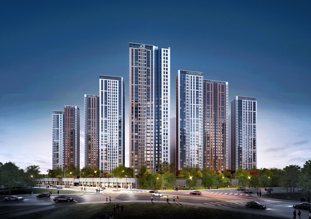 남산자이하늘채 투시도.(사진=GS건설.코오롱글로벌)