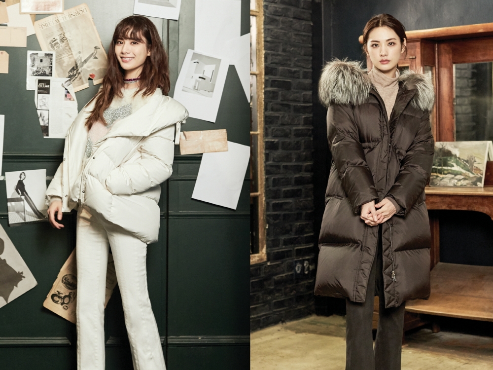 신원, 나나 화보 통해 겨울 아우터 연출법 소개