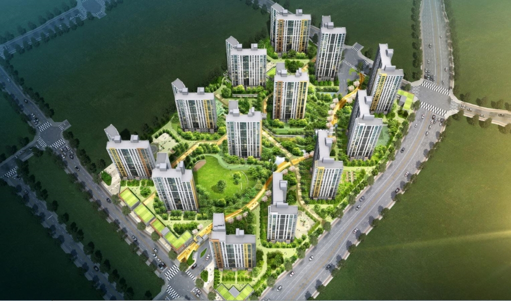 검단신도시 우미린 더퍼스트 조감도.(사진=우미건설)