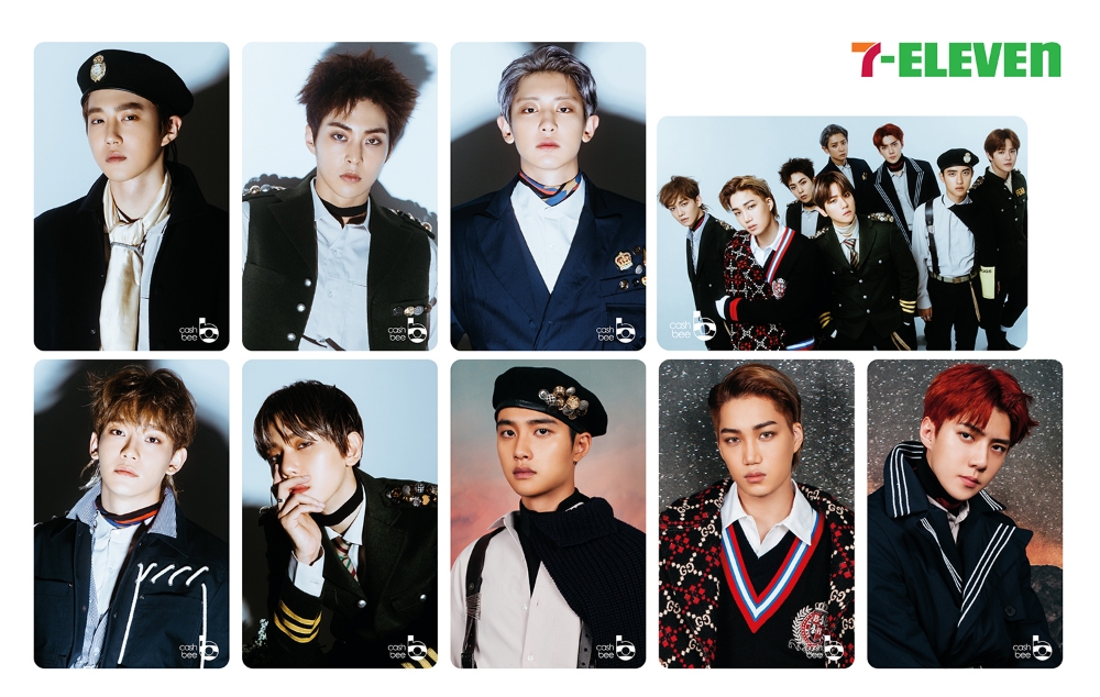 세븐일레븐 '엑소 캐시비 교통카드' 한정판 출시