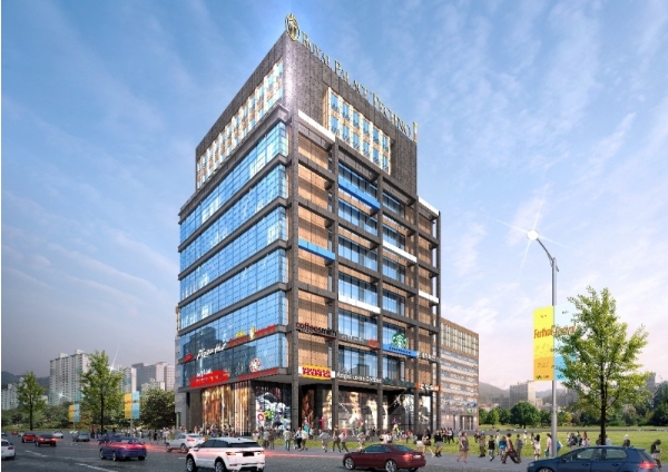 로얄팰리스 테크노미사 상가 이미지. (사진=다인건설)