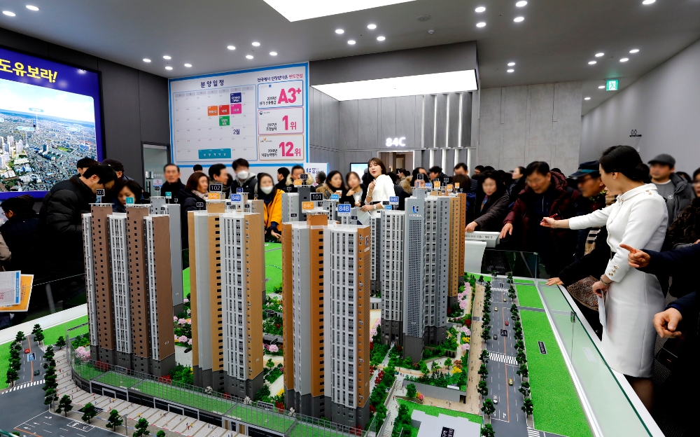 광주 남구 반도유보라 견본주택 내부.(사진=반도건설)