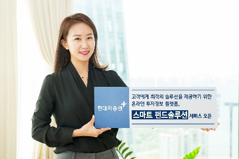 현대차증권이 오픈한 '스마트 펀드솔루션' 서비스 안내 이미지. 사진=현대차증권