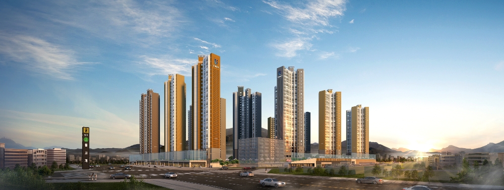 광주 남구 반도유보라 투시도.(사진=리얼투데이)