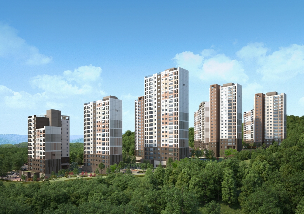 판교 퍼스트힐 푸르지오 투시도.(사진=대우건설)