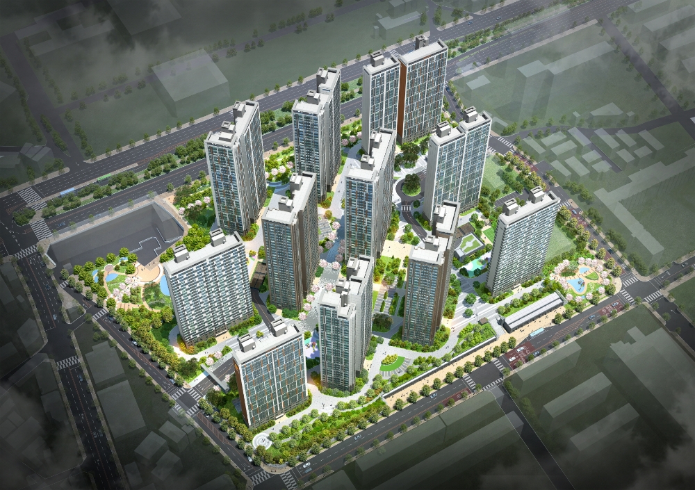 e편한세상 계양 더프리미어 조감도.(사진=삼호)