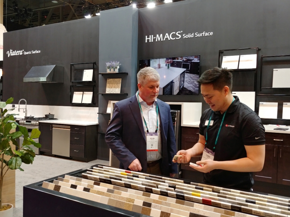 KBIS 전시회 참가.(사진=LG하우시스)