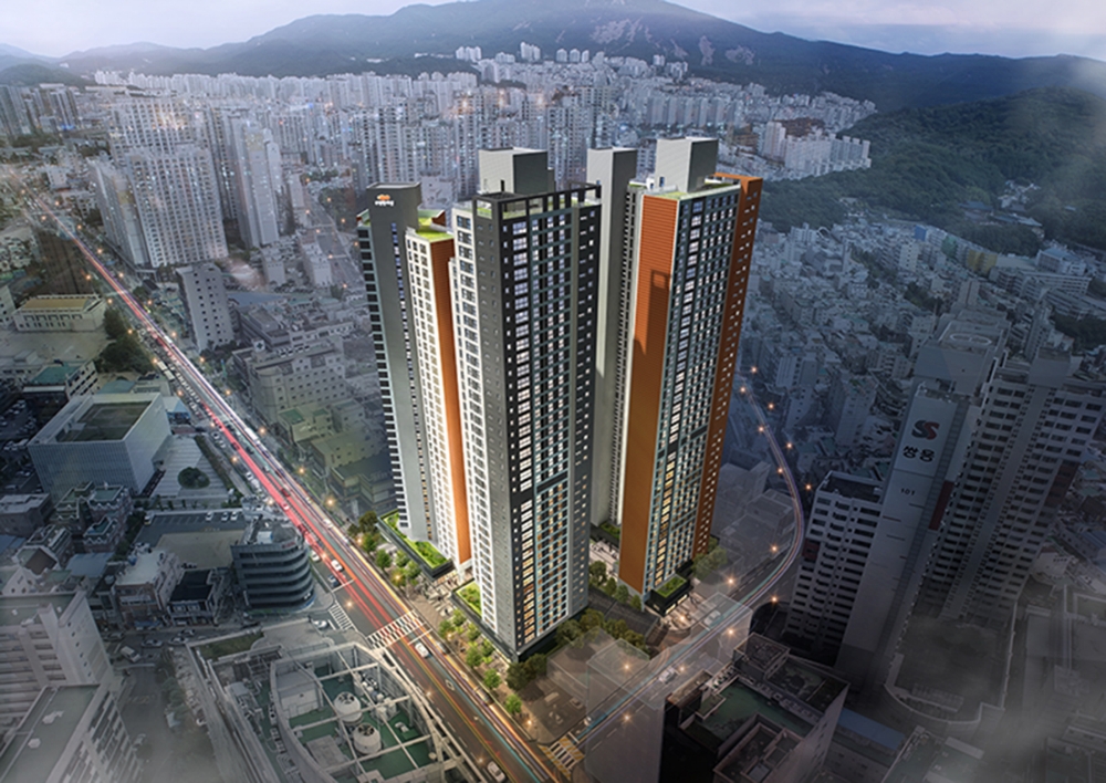 e편한세상 연산 더퍼스트 투시도.(사진=대림산업)