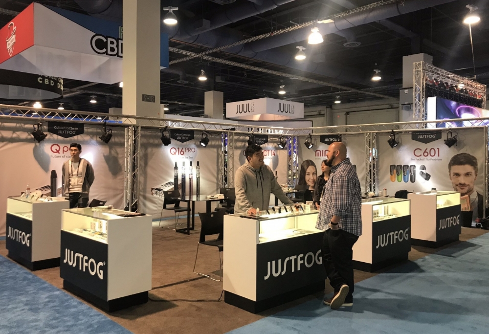 저스트포그, 미국 담배 박람회 TPE(Tobacco Plus Expo) 진행