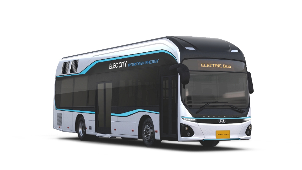 현대차 3세대 신형 수소버스.(사진=현대자동차)