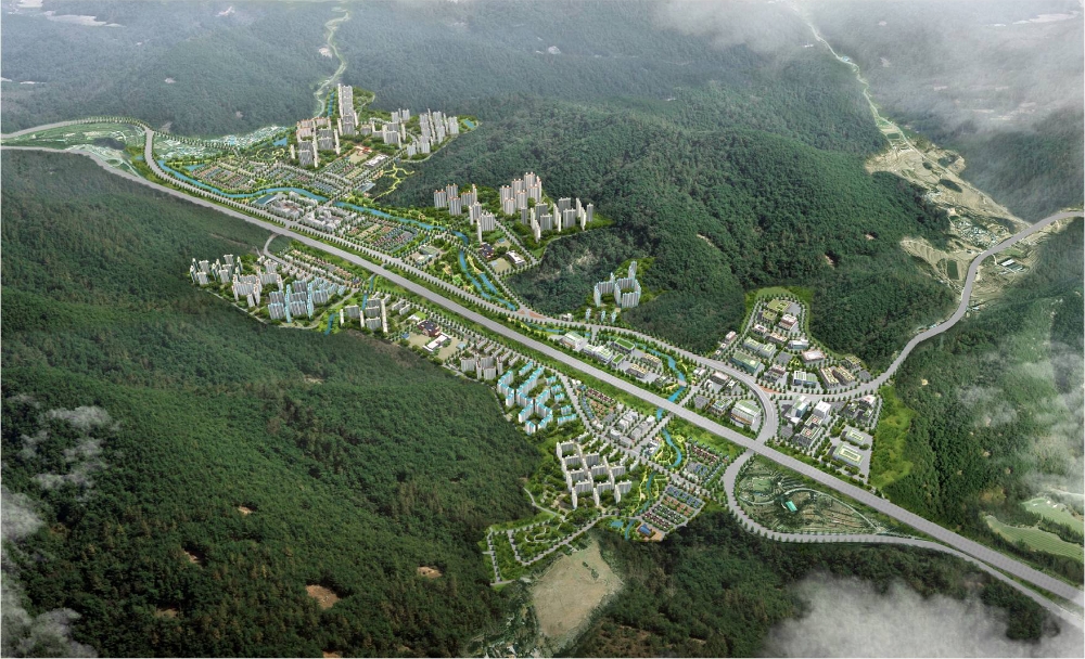 양산 사송신도시 조감도. (사진=리얼투데이)