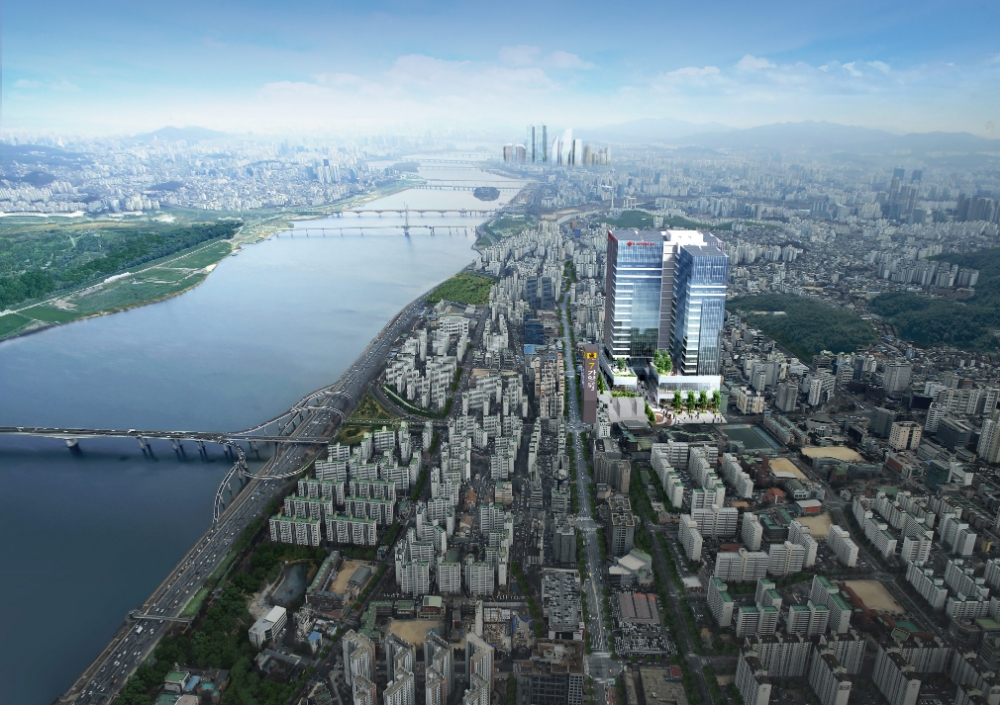 가양역 더 스카이밸리 5차 항공조감도.