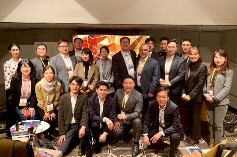 한국기업 IR 세션 후 관계자들과 기념사진. 사진=한국예탁결제원