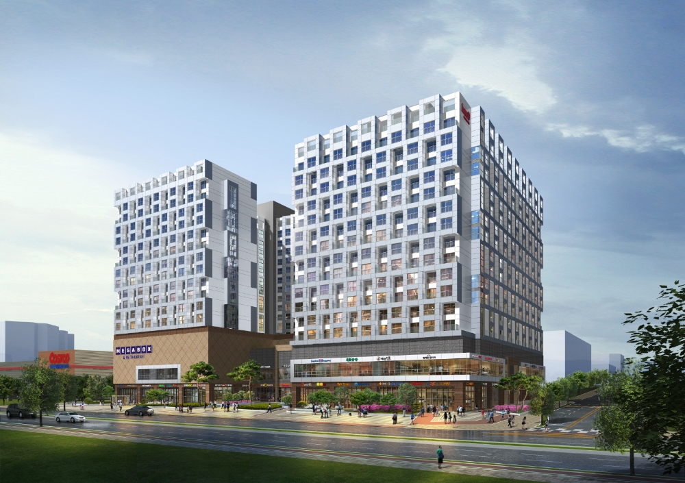 대구혁신도시 하우스디 어반 메가시티 투시도.(사진=대보건설)