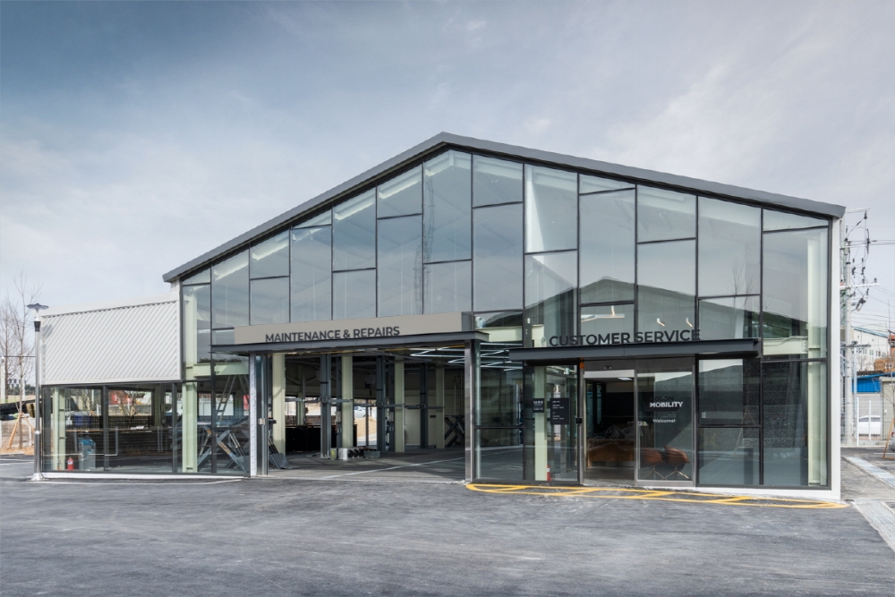 코오롱 모빌리티 청주점 모습.(사진=코오롱 모빌리티)