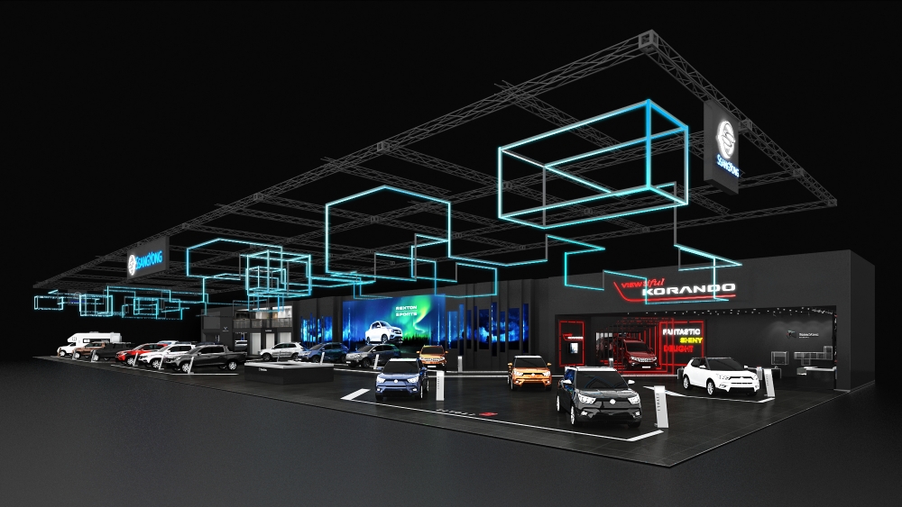 쌍용차 전시관 투시도.(사진=쌍용자동차)