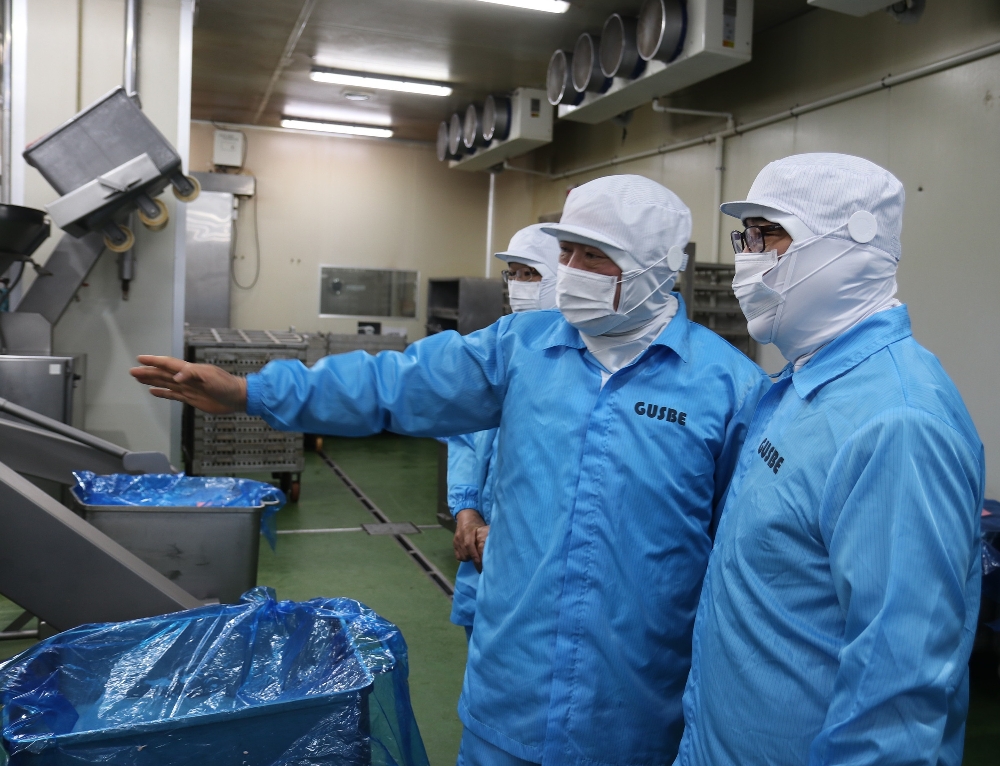 롯데푸드 조경수 대표이사 파트너사 방문