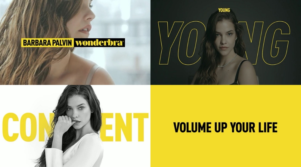 원더브라, 새 뮤즈 바바라 팔빈과 함께 ‘Volume Up Your Life’ 캠페인 진행