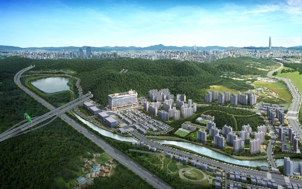 현대지식산업센터 성남 고등 조감도.(사진=현대건설)