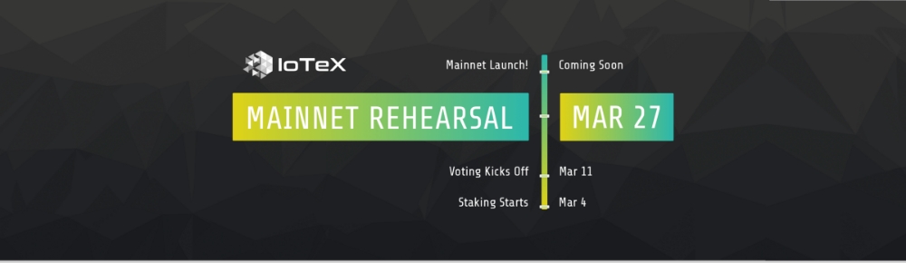 아이오텍스 (IoTeX), 내달 초 메인넷 출시