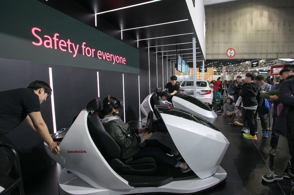 혼다 센싱 VR 체험존.(사진=혼다코리아)