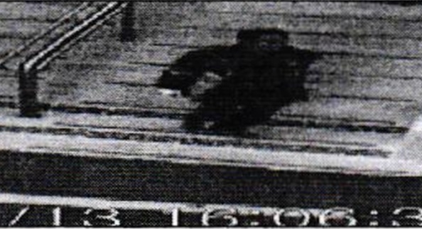 피의자 도주장면.(사진제공=부산경찰청)