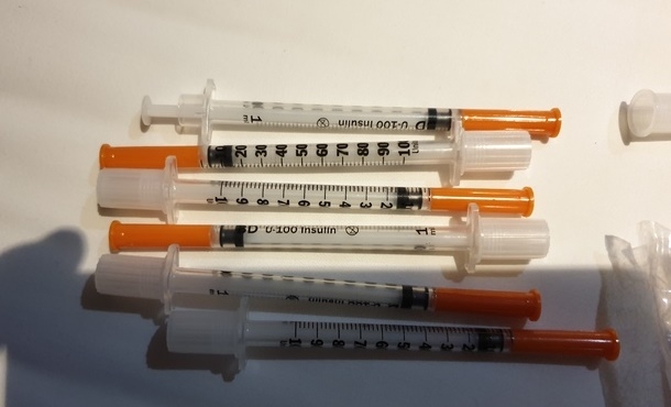 경찰이 압수한 주사기.(사진제공=대구경찰청)